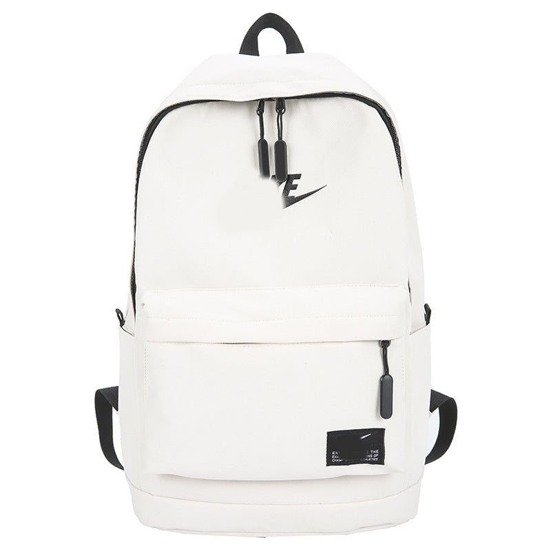 Una mochila de nylon moderna de dropshipping, mochila estampada de gran capacidad y con estampado elegante, mochila de estudiante universitario con alfabeto para la vuelta al cole