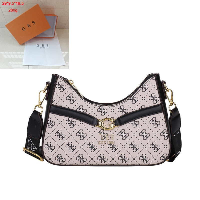 El bolso cruzado de monograma de alta gama de 2026 para mujer de un solo hombro de tendencia y muy vendido de moda para mujer