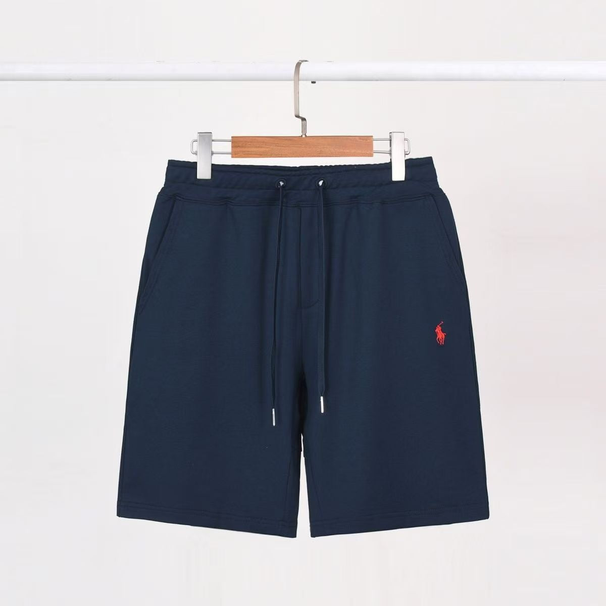 Shorts de algodón ásperos de comercio internacional transfronterizo, unisex, ropa exterior de verano, deportiva casual holgada y versátil estilo con el logo de ponis