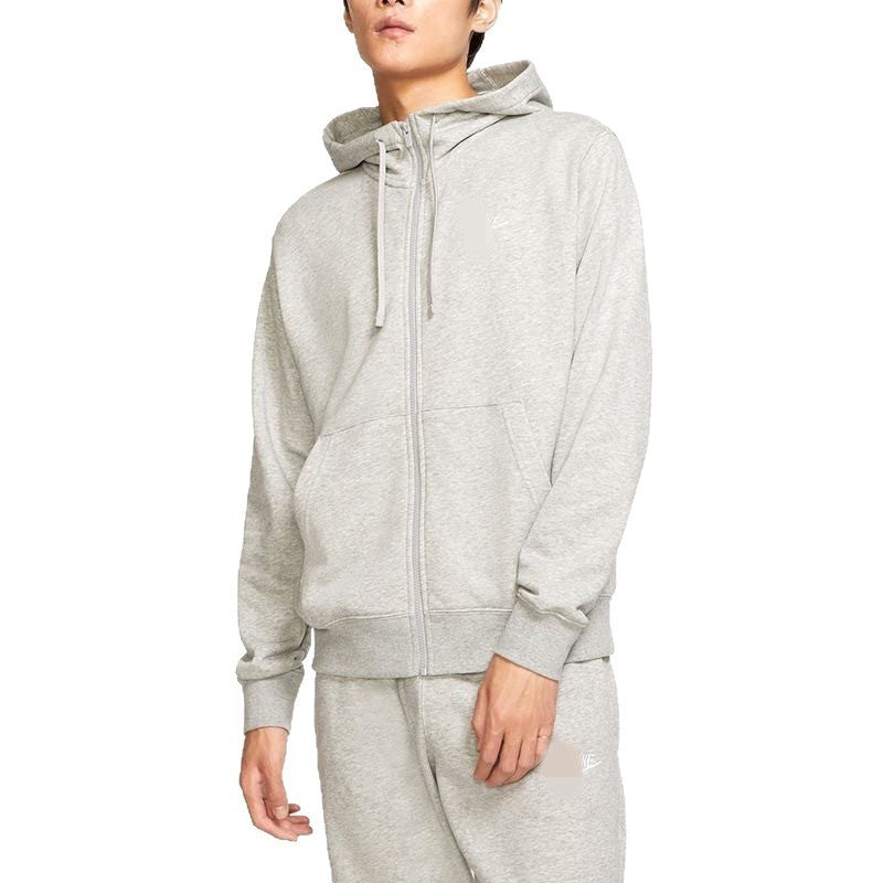Herren-Kapuzenjacke mit Reißverschluss | Bestickt