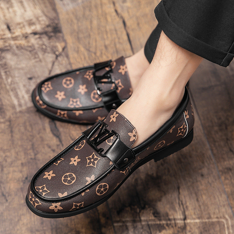 Mocasines clásicos de moda para hombres, parte superior suave de cuero auténtico, suela suave, zapatos casuales de cuero para hombres