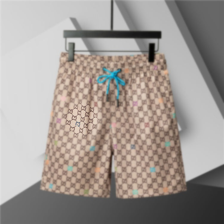 Pantalones Cortos Playa Unisex Letras Secado Rápido | Moda 2025