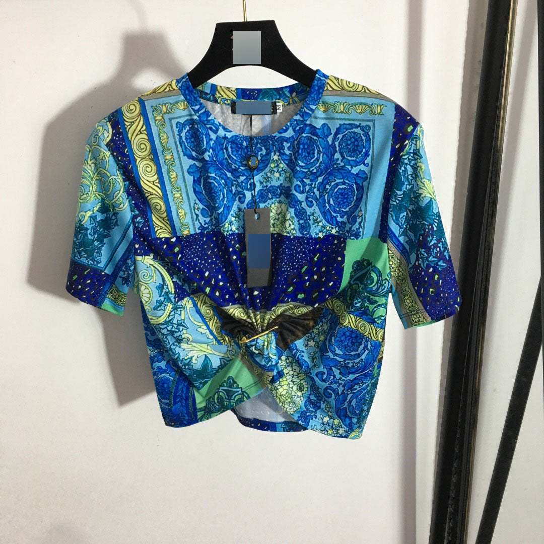 Camiseta Versa ce Corta | Estampado Medusa