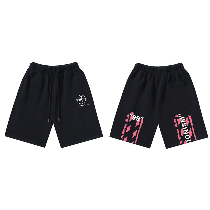 Pantalones Cortos Hombre Estampado Flecha Sueltos | LuxuryMarkt