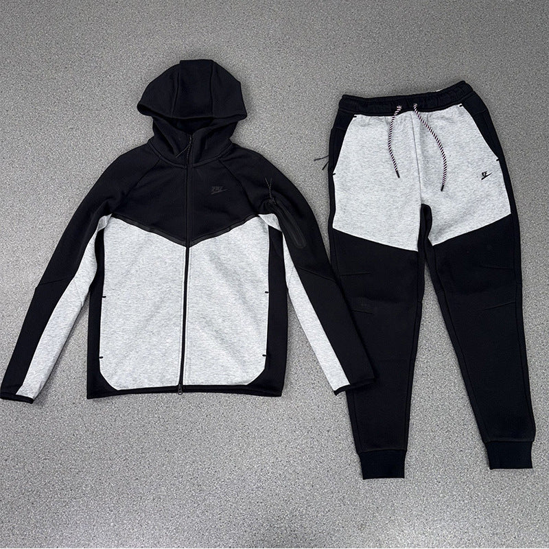 Ensemble de sport pour homme veste à capuche + pantalon | Printemps Automne