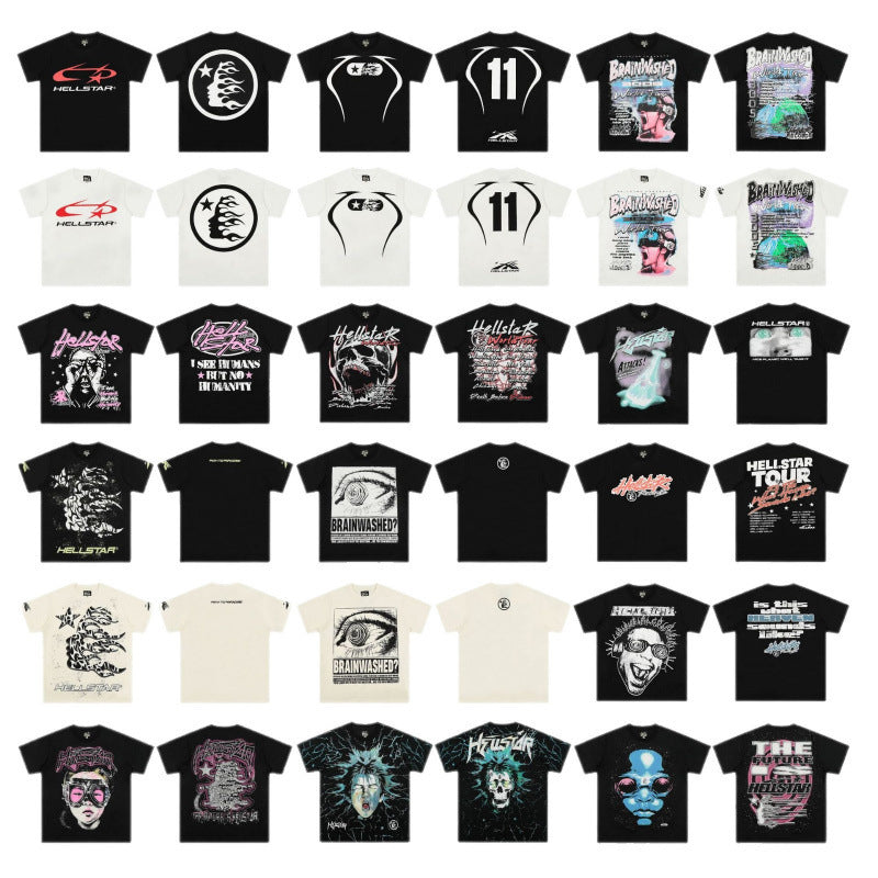 Mix-T-Shirt | Kurzarm und Digitaldruck