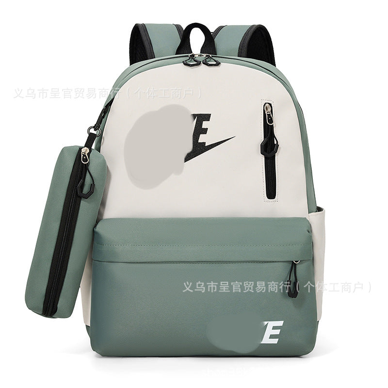 Mochila Escolar Gran Capacidad Unisex | Estilo Campus Letras 2026