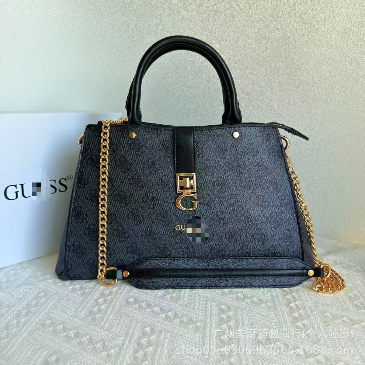 Borsa a tracolla donna GU | Con cerniera | Senza scatola