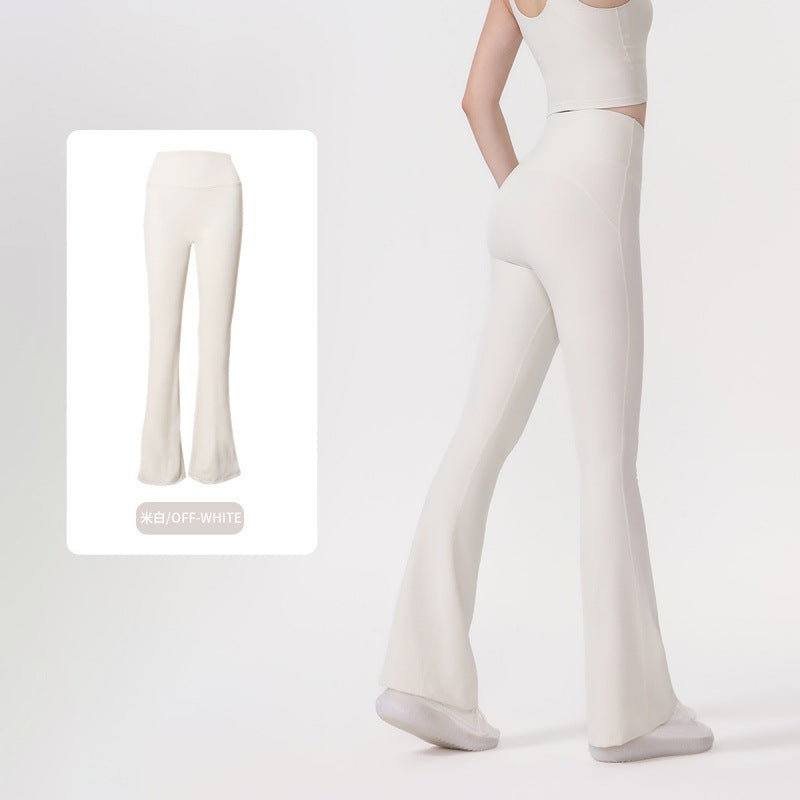 Pantalón Yoga Mujer AL | Microacampanado Y Talle Alto