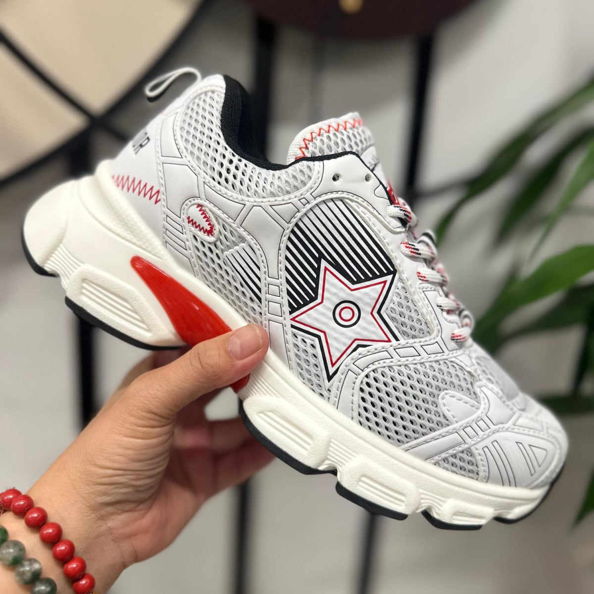 Putian CD B22 B30 b25 Zapatillas de papá Suela de punta redonda Suela gruesa Deportivas elevadas Calzado Casual de hombre y mujer