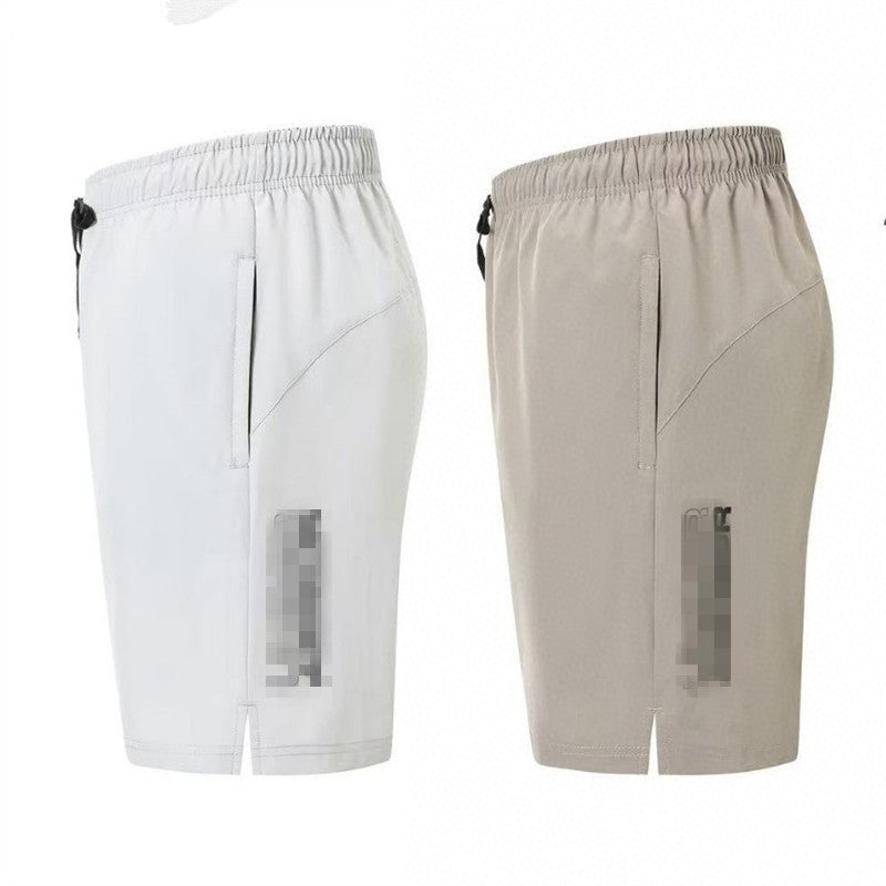 Pantalones cortos de atletismo de verano deportes entrenamiento rápido carrera maratón maratón fitness cinco puntos para hombres transpirables