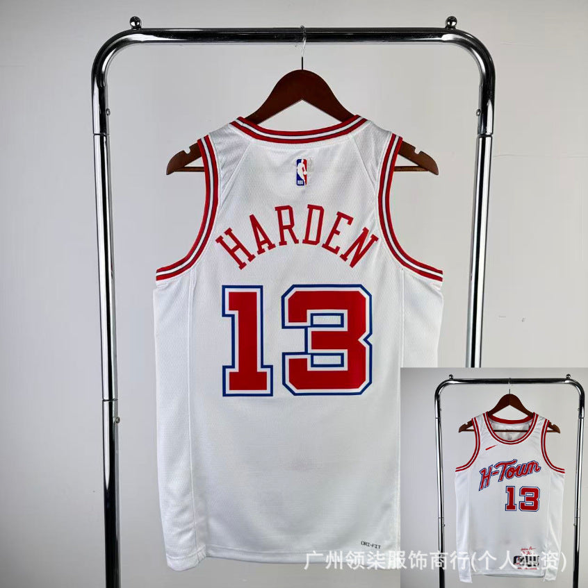 Nuevas camisetas populares de baloncesto: camisetas al por mayor prensadas en caliente para los Lakers, Cavaliers, 76ers, Bulls, Clippers, Warriors, Curry, James y Harden