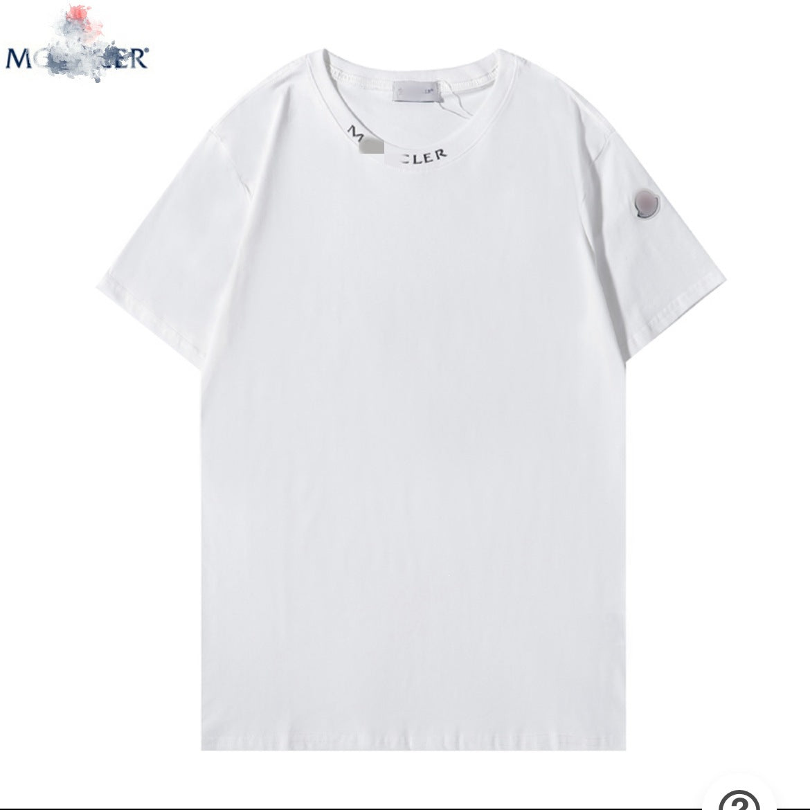 Camiseta Bordada Hombre MON | Cuello Redondo