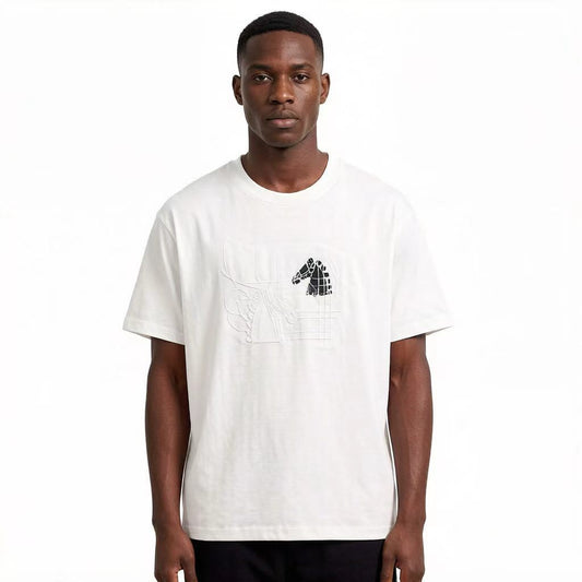 Camiseta H Hombre | Bordado Y Cuello Redondo