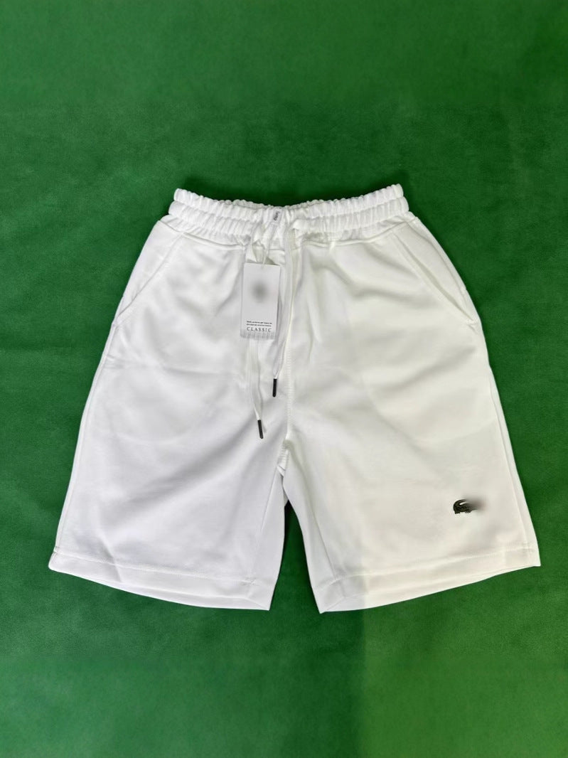 Pantalones Lacoste Cortos Hombre Bordado Peces Verano