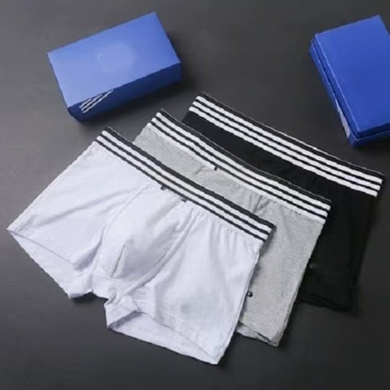 Boxer Hombre Algodón Puro | Tres Líneas AD Ropa Interior Cómoda