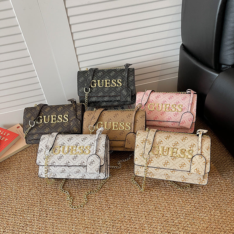 Niche Design LetterPrint Axilas 2026 Nuevas Tendencias Transfronterizas Chains Shoulder Crossbody Bags al por mayor