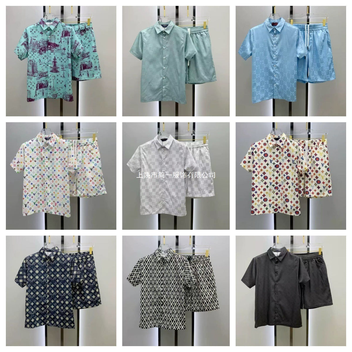 Conjunto Camisa y Pantalón Corto Hombre | Estilo Europeo Verano