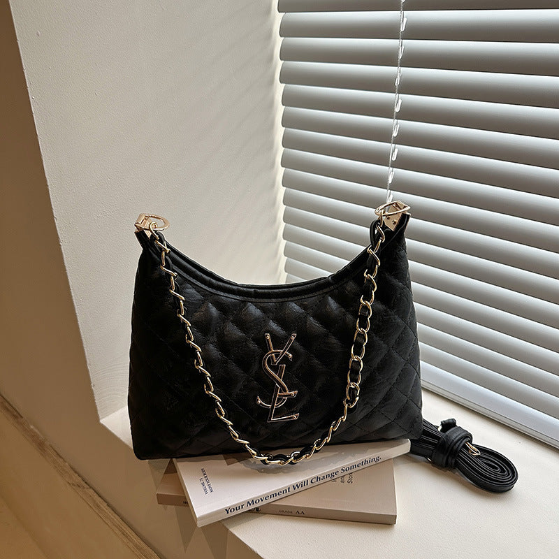 Bolso ligero de lujo estilo Chanel para mujer, nuevo bolso de moda versátil y de moda 2026, elegante bolso cruzado casual