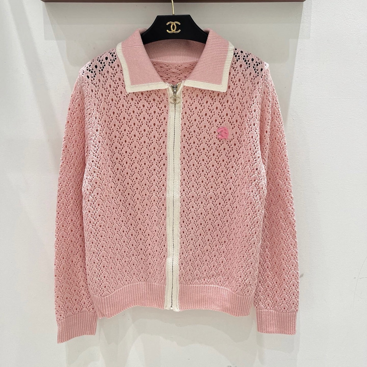 Fine Open-Knit Cardigan S | Vintage Style