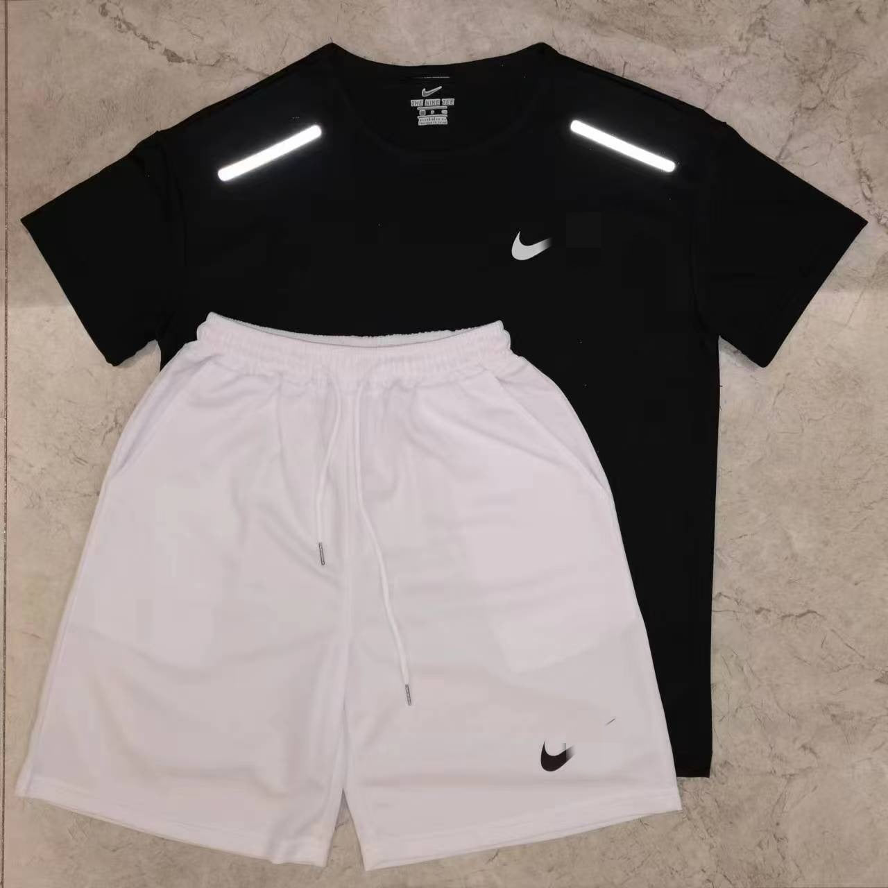 Camisetas americanas, conjuntos de entrenamiento para estudiantes deportivos, monos de atletismo de manga corta para hombres y mujeres, baloncesto fitness y ropa deportiva en stock