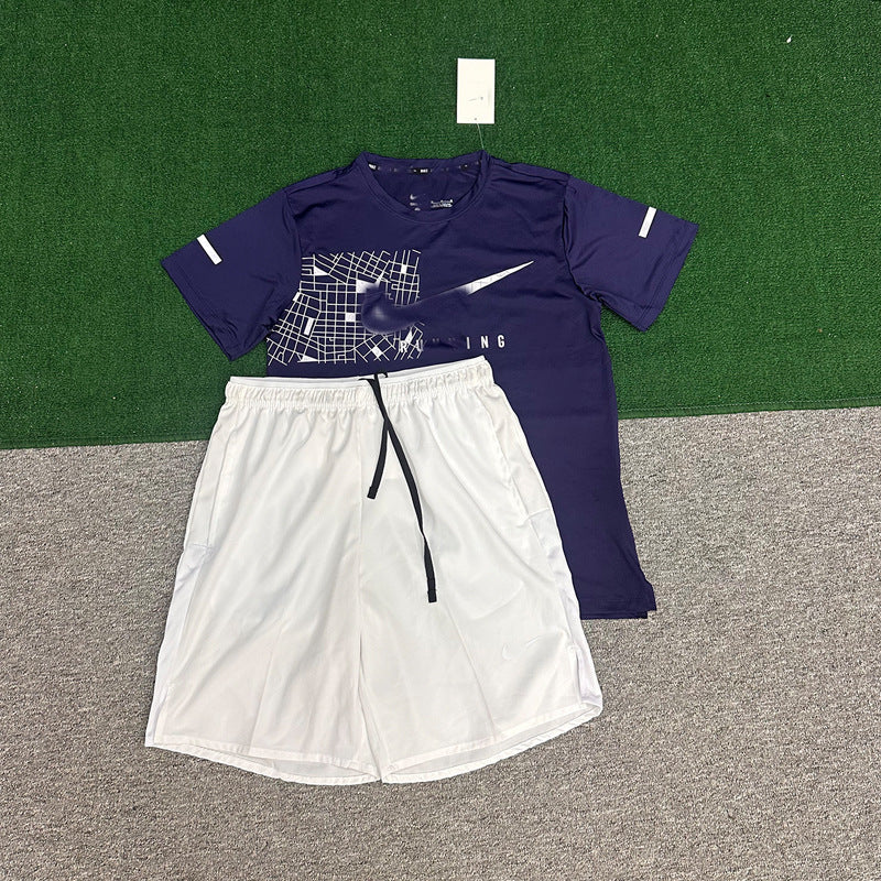 Men's Short Running & Fitness Sets | Quick-Dry Athletic Wear