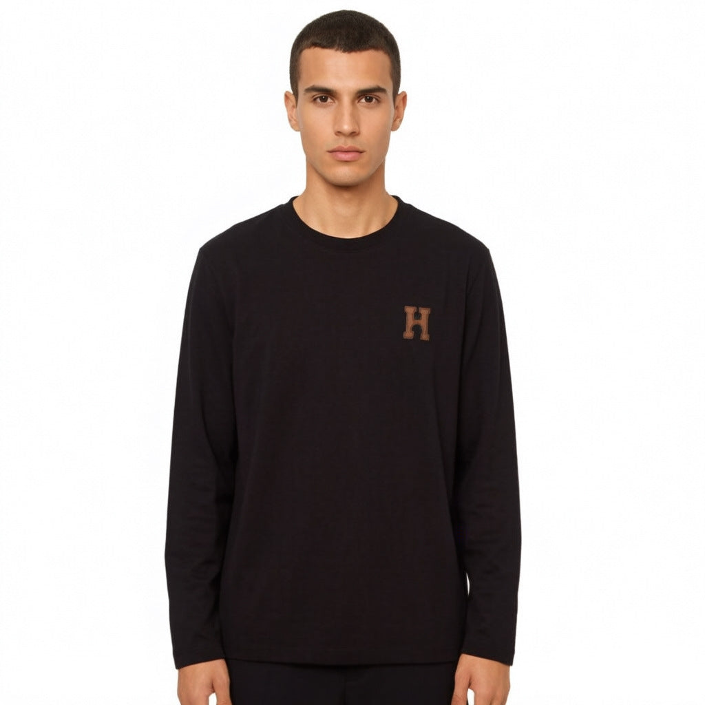 Herren-Langarmshirt | Rundhalsausschnitt