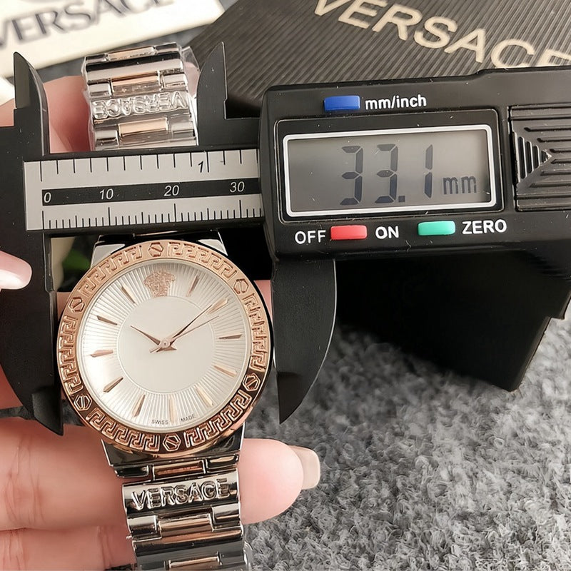 moda y reloj subcarátil personalizado versátil, exquisito reloj de diamantes para mujer, reloj de cuarzo impermeable