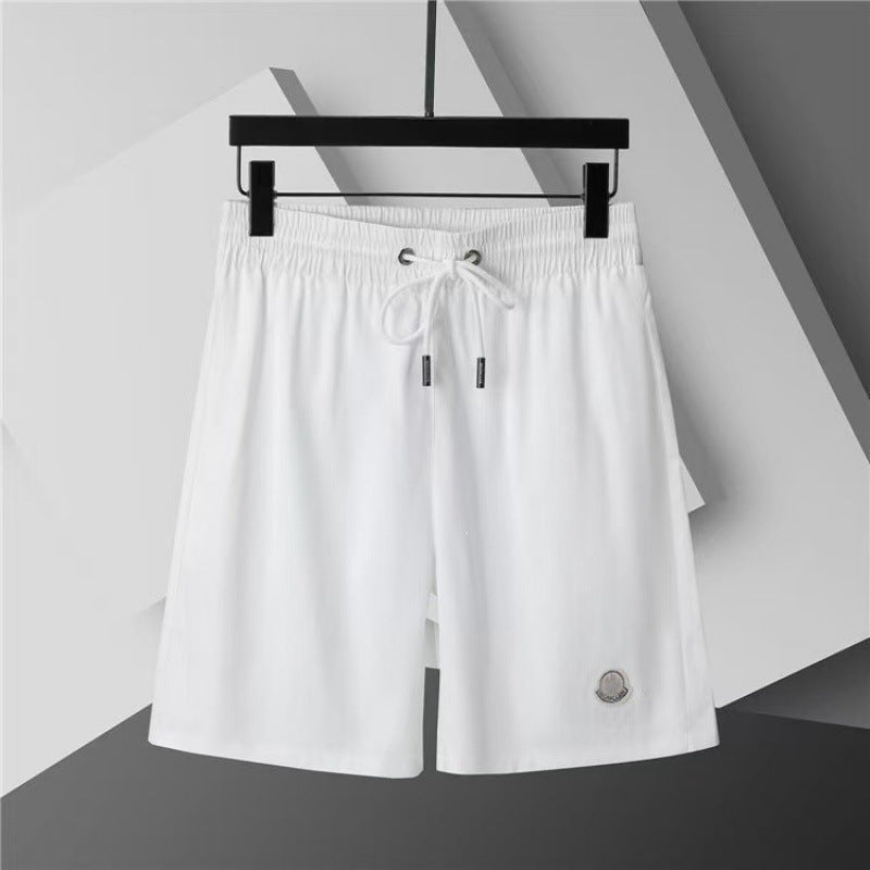 Verano 2026 Nuevos pantalones de playa transfronterizos europeos y americanos de secado rápido, pantalones cortos casuales holgados y de moda al por mayor