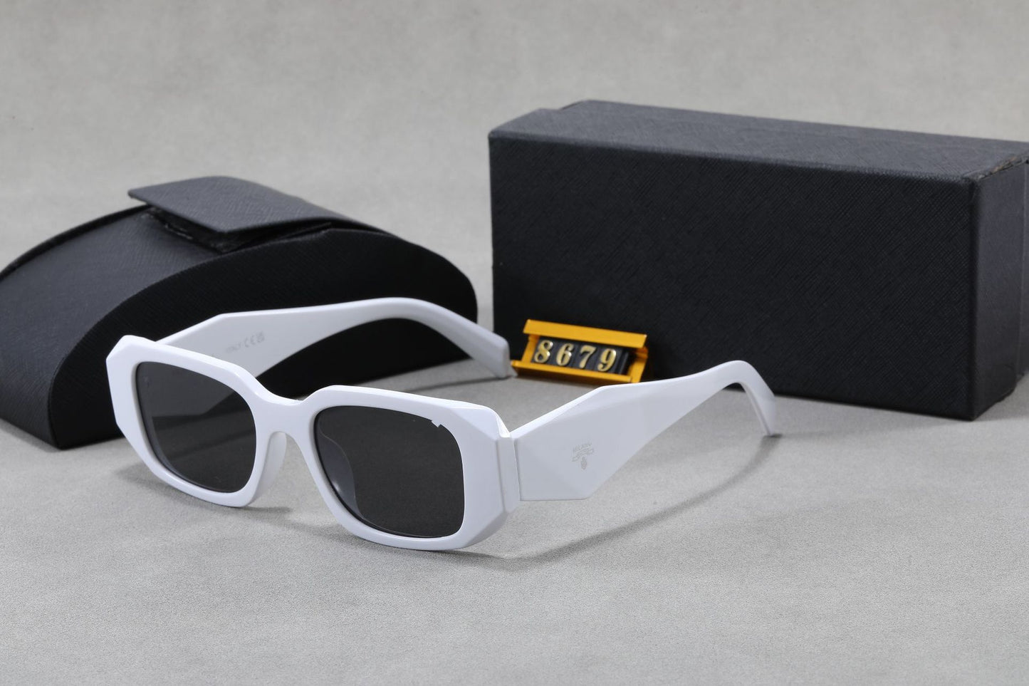 Nuevas gafas de sol de corte poligonal de la familia P, unisex, gafas de sol personalizadas con protección UV de moda, gafas al por mayor