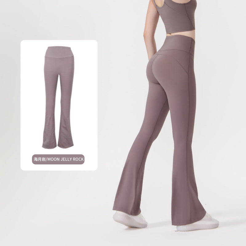 Pantalón Yoga Mujer AL | Microacampanado Y Talle Alto