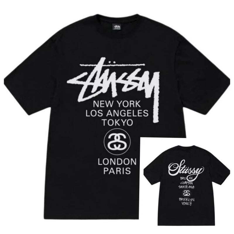 Camiseta STUSS City Edición Limitada Unisex | Algodón Puro Manga Corta