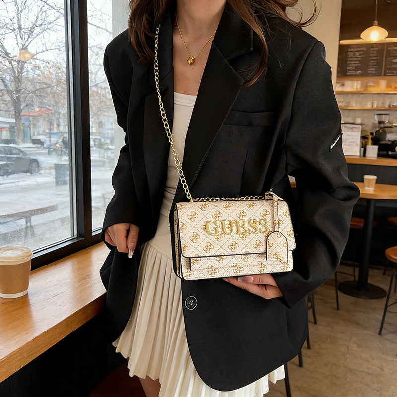 Niche Design LetterPrint Axilas 2026 Nuevas Tendencias Transfronterizas Chains Shoulder Crossbody Bags al por mayor