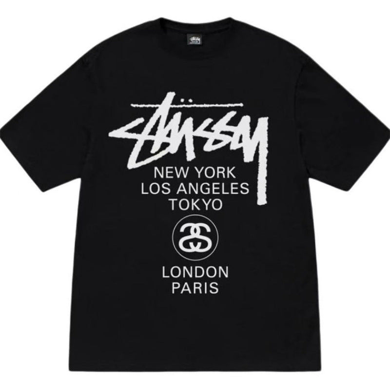 Camiseta STUSS City Edición Limitada Unisex | Algodón Puro Manga Corta