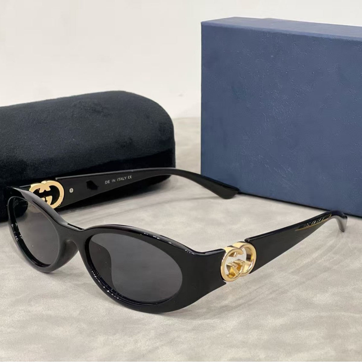 Gafas de sol de montura pequeña de estilo ojo de gato para mujer, gafas de sol versátiles de moda europeas y americanas, gafas de estilo urbano transfronterizo para hombre al por mayor
