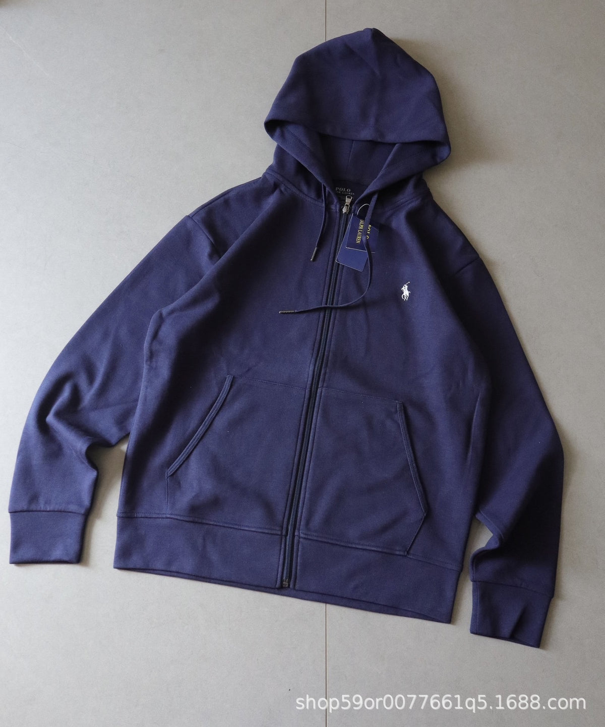 Unisex RL Zip-Up Hoodie | Embroidered RL Logo
