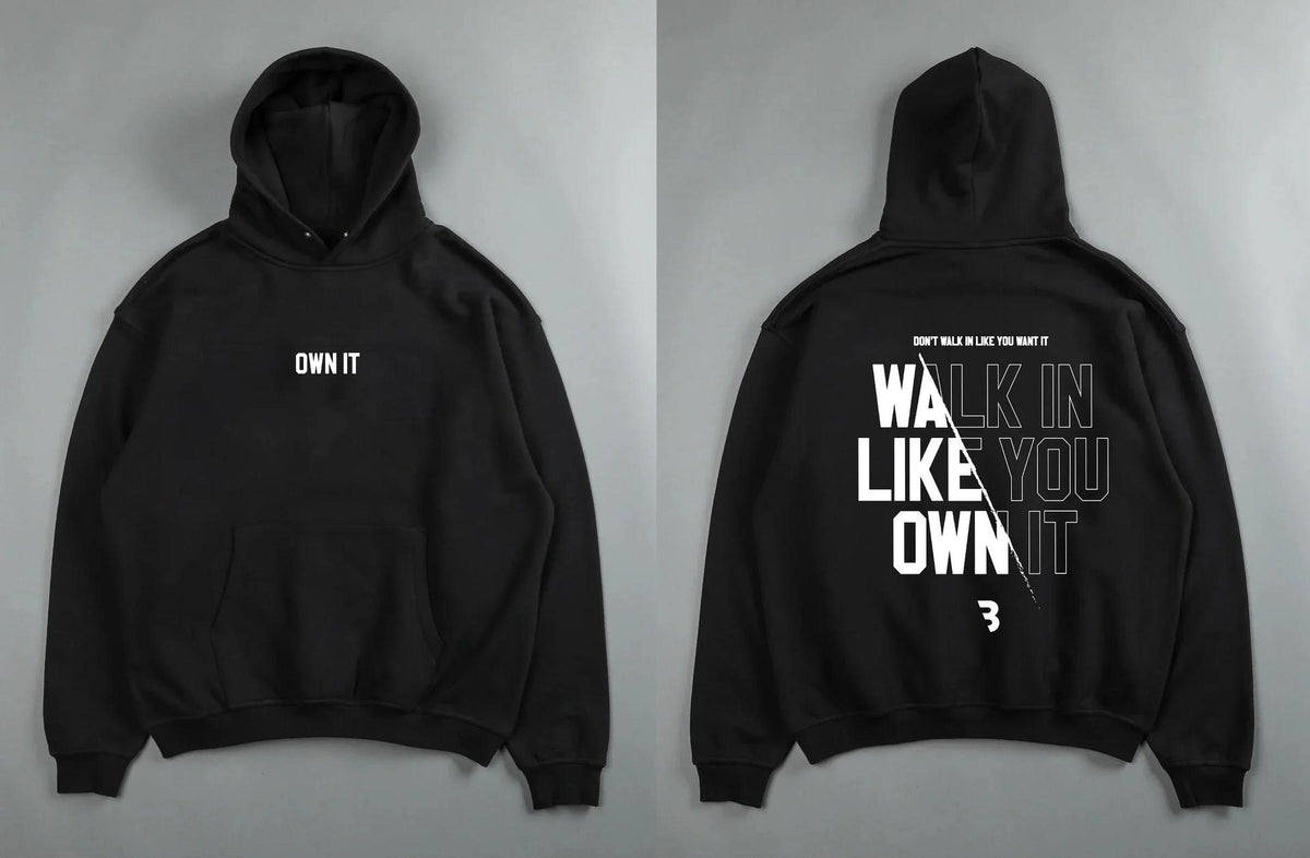 Men's Sweatshirt | Hood and Fitness Print
