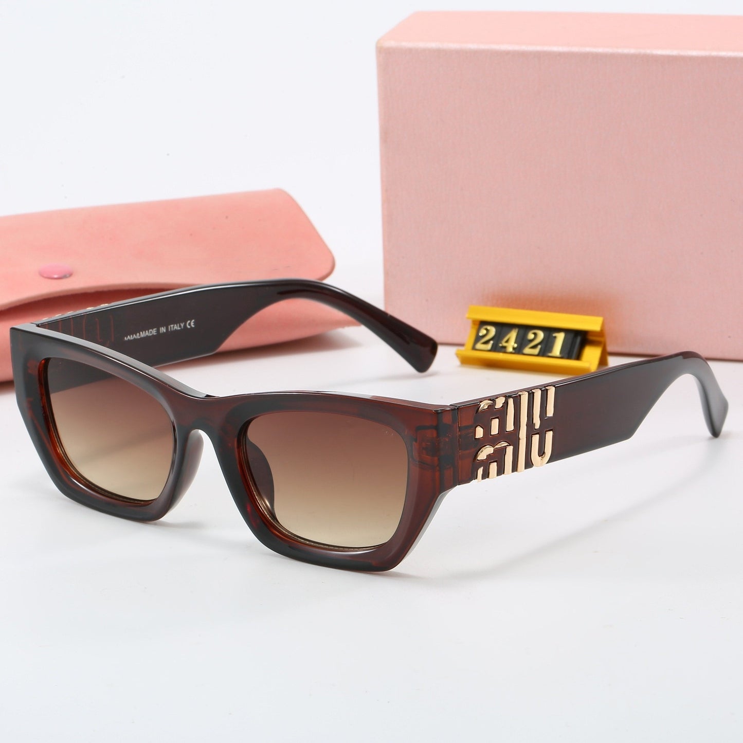 Nuevas gafas de sol transfronterizas europeas y americanas, gafas vintage de alta gama y gafas de moda estilo INS de moda que combinan con estilos de influencers masculinos y femeninos
