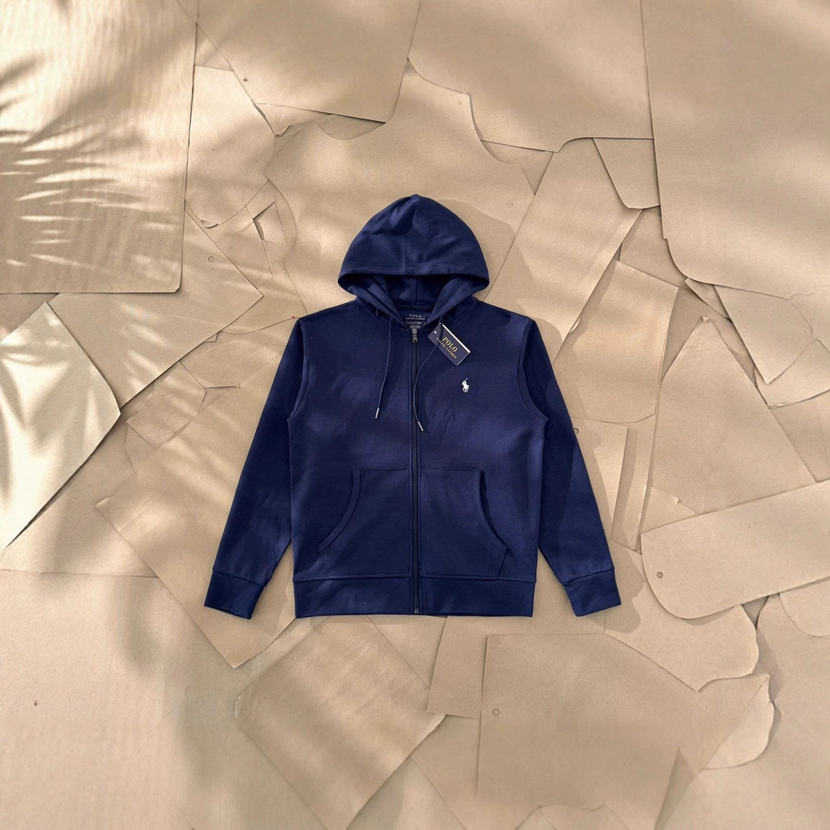 Sudadera RL Con Cremallera | Caballo Bordado