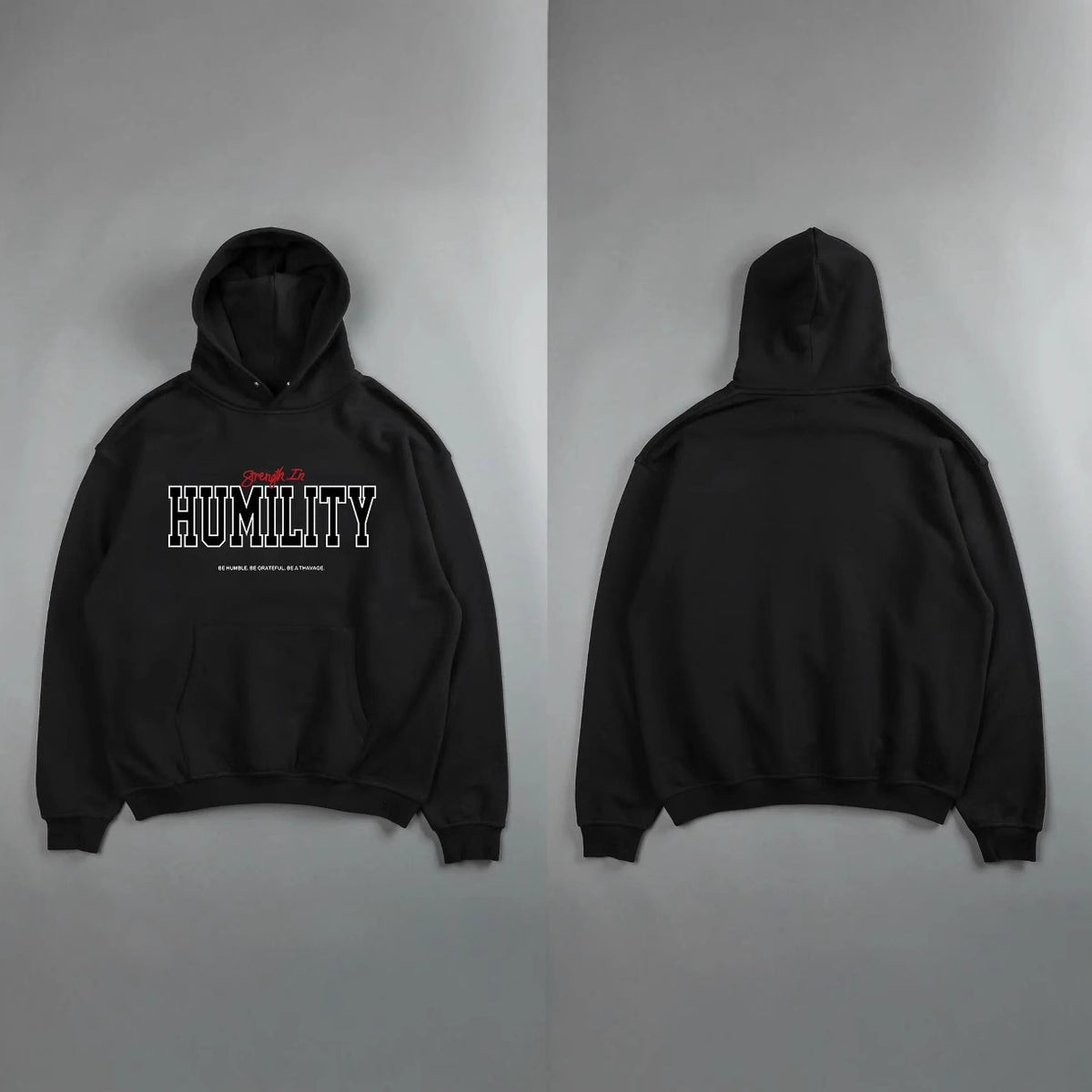 Men's Sweatshirt | Hood and Fitness Print