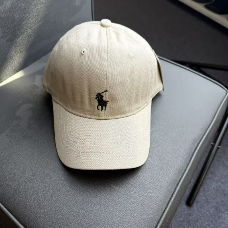 Paul polo con sombrero ruff de verano para mujer, versión coreana de capela blanda, gorra de béisbol para hombres, protector solar de moda lengua de pato cien torres