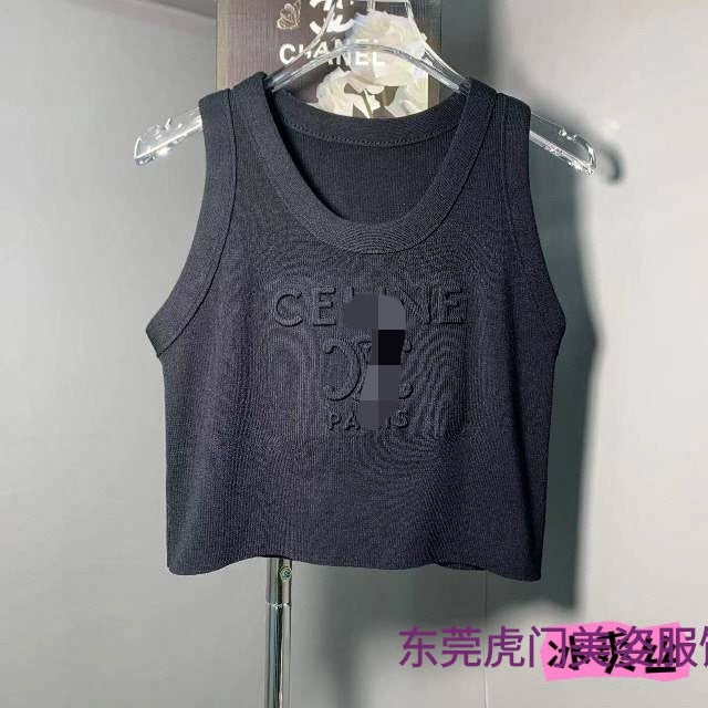Camisela camisola de punto estirada estirada sin mangas y estirada sin mangas y estilo coreano 2024