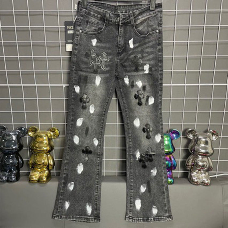 Vintage Cross-Patch Luxury Jeans
