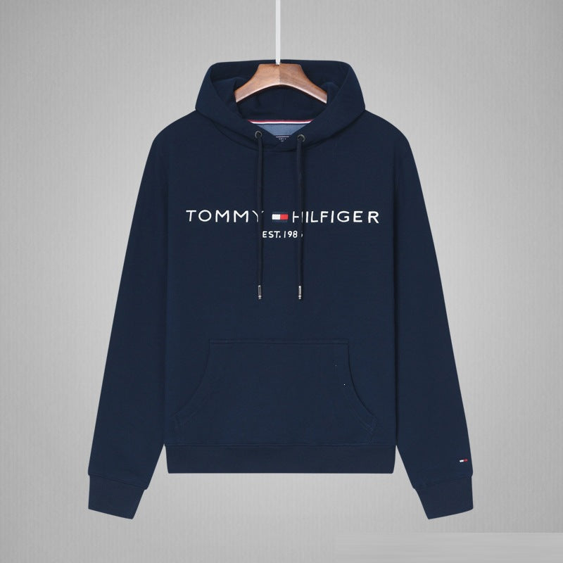 Sudadera Suelta Hombre | Estampado Logo Deportiva Primavera Otoño