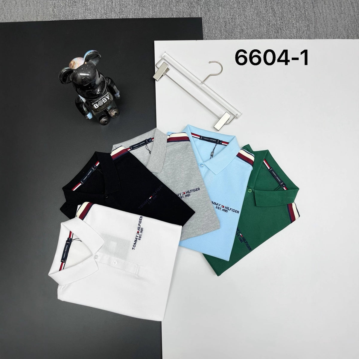 Polo em Algodão Puro para Homem | Manga Curta Business Casual