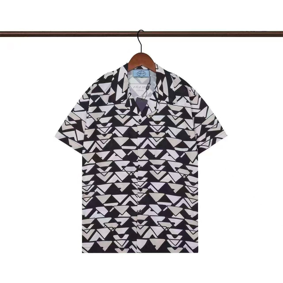 Chemise homme imprimée P | Col et boutons