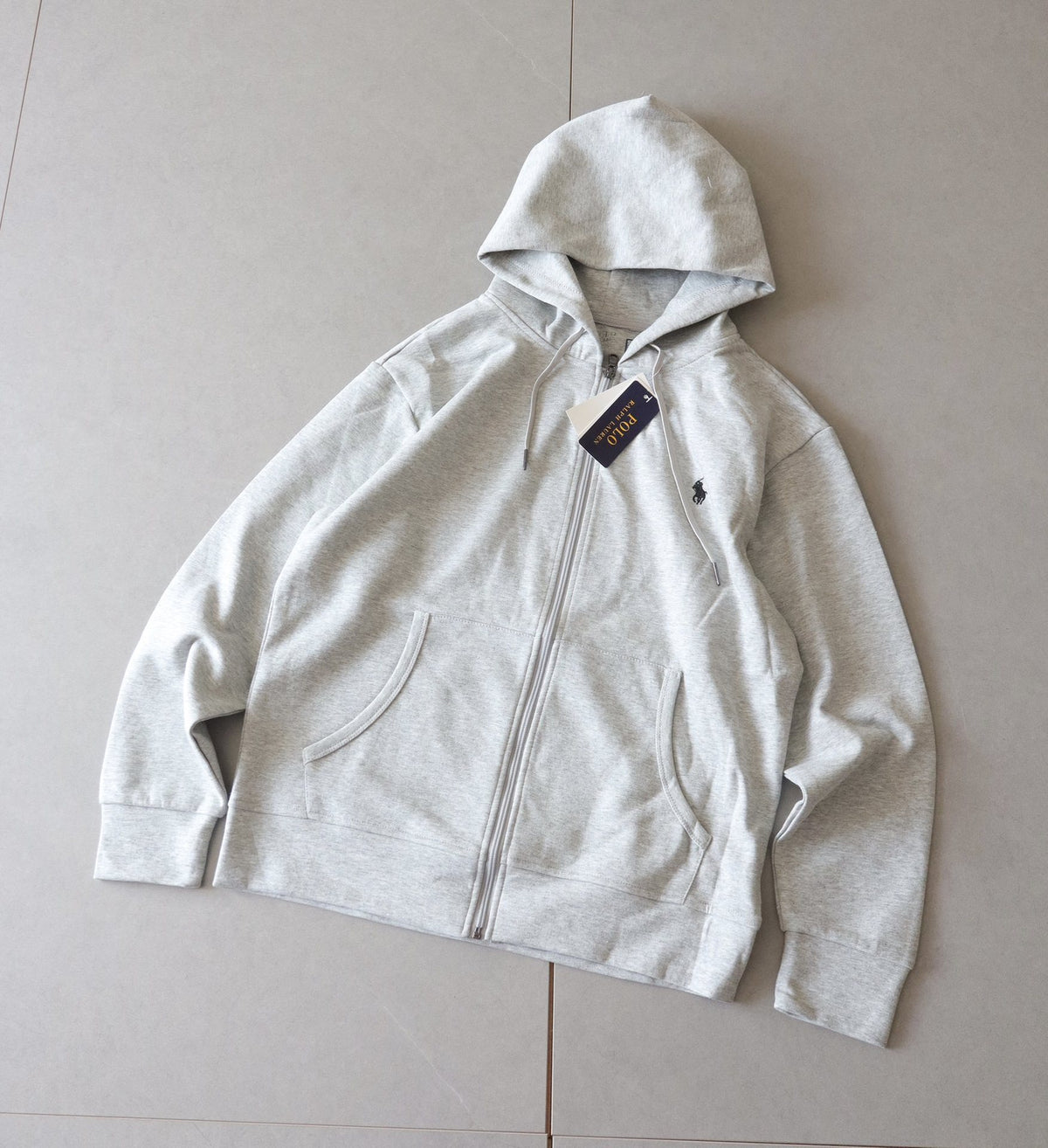 Sudadera RL Con Cremallera | Caballo Bordado