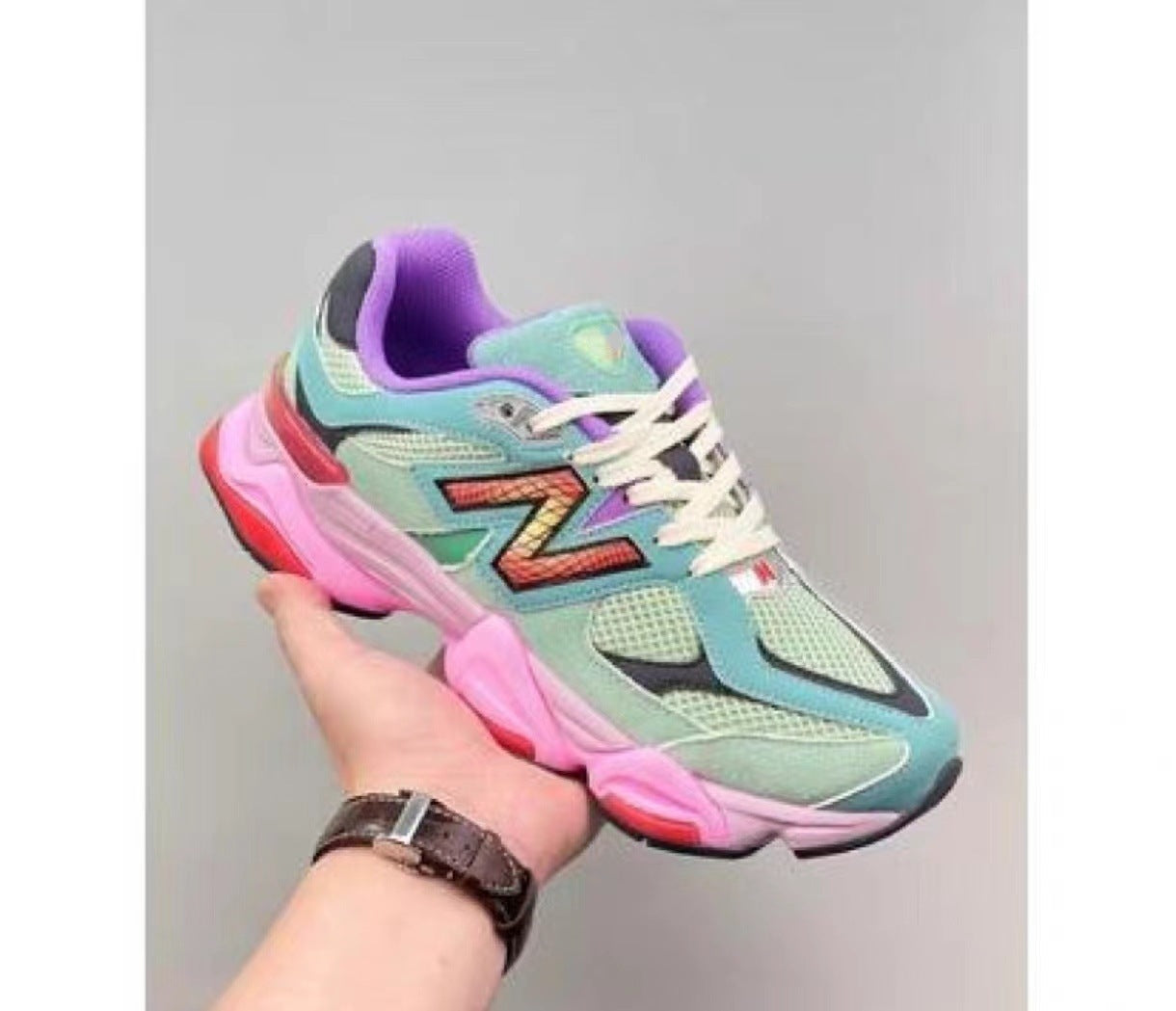 Zapatillas deportivas casuales para parejas NB9060 para comercio exterior transfronterizo, pezuñas de elefante para bebés, resistentes al desgaste, resistentes al desgaste y de mayor altura y suela gruesa