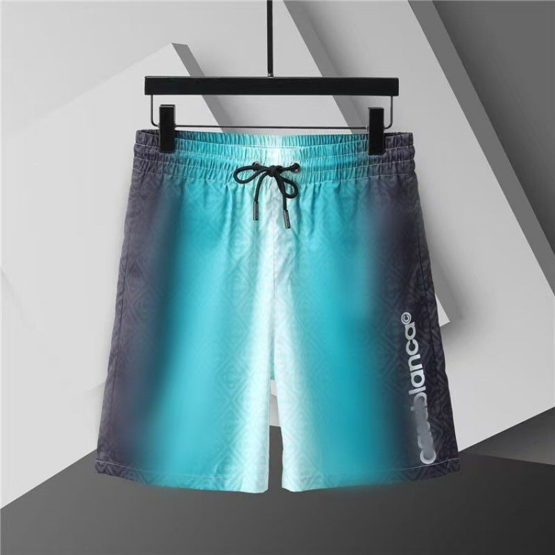 Verano 2026 Nuevos pantalones de playa transfronterizos europeos y americanos de secado rápido, pantalones cortos casuales holgados y de moda al por mayor