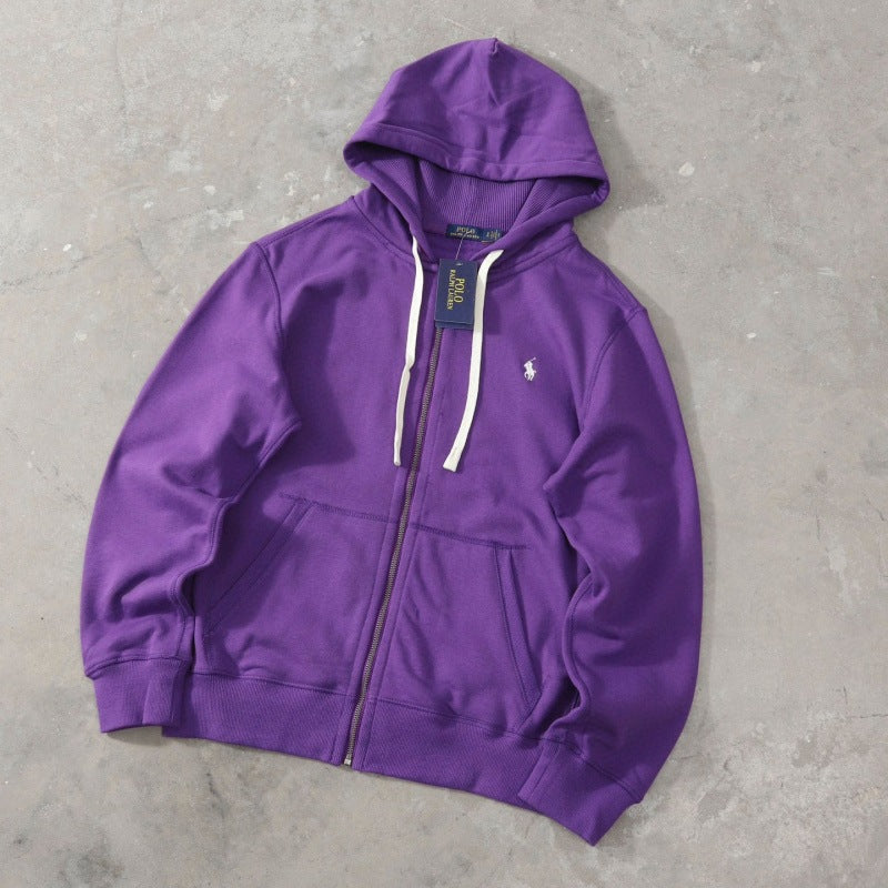 Sweat-shirt unisexe RL zippé | Poney brodé | Luxury Markt